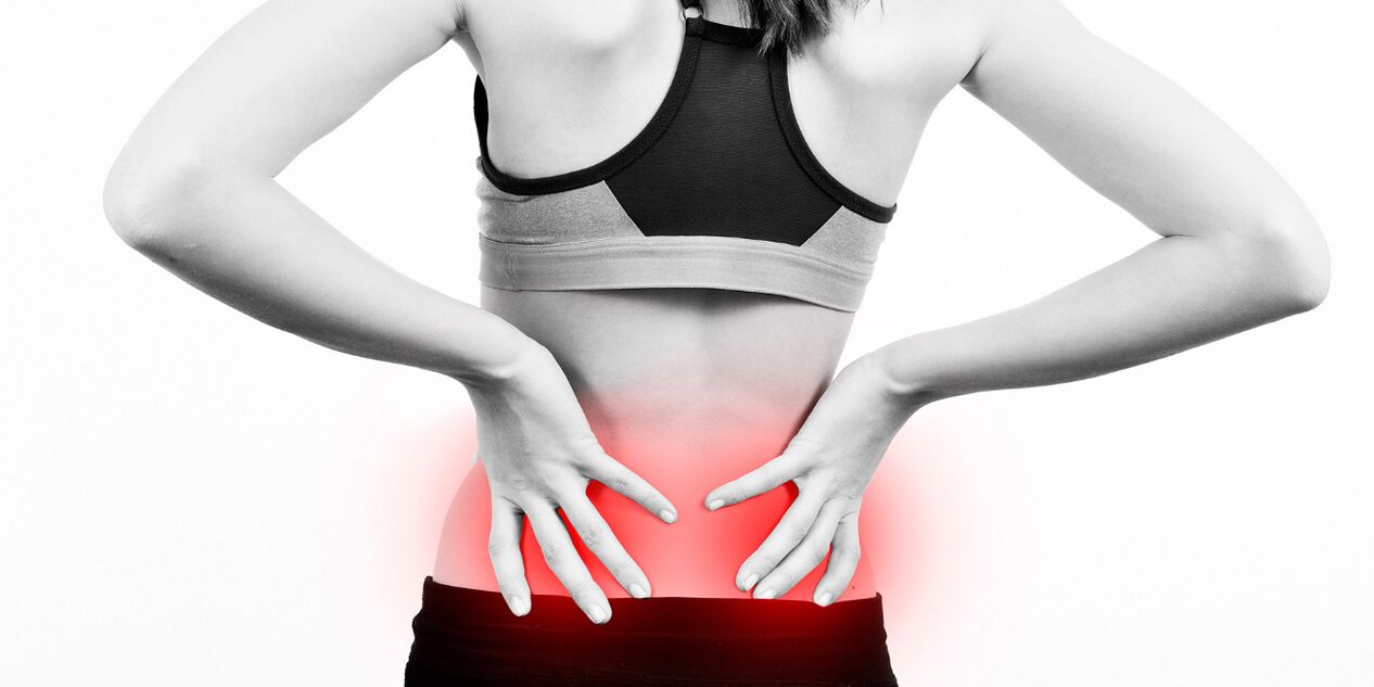 Symptoms of low back pain
