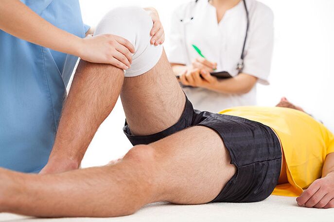 Cellises in the knee joint