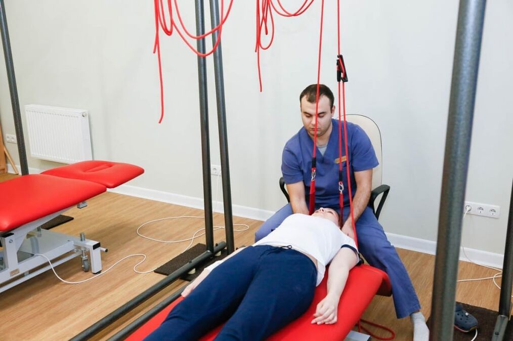 Physical therapy for cervical osteochondrosis