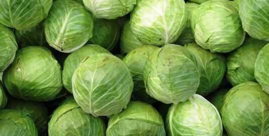 Cabbage used to compress knee joints